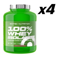 Scitec 100% Whey Isolate 綠桶分離乳清蛋白粉 - 1816克 x4件 Scitec 100% Whey Isolate 綠桶分離乳清蛋白粉 - 1816克 x4件