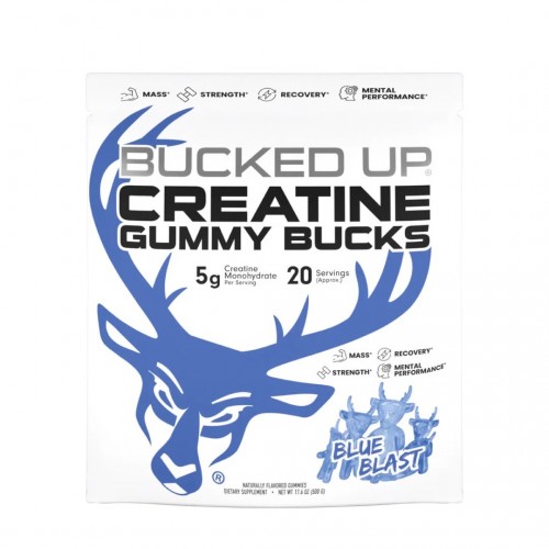 Bucked Up Creatine Gummy Bucks 肌酸水果軟糖 - 500克