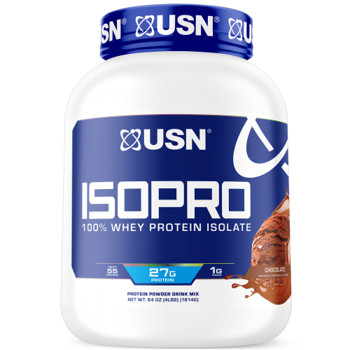 USN ISOPRO 100% Whey Protein Isolate - 4lbs (Lactose Free)